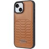 Etui AUDI Synthetic Leather MagSafe do Apple iPhone 14/15 Plus Brązowy Model telefonu iPhone 14 Plus