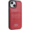 Etui AUDI Synthetic Leather MagSafe do Apple iPhone 14 Plus/15 Plus Czerwony Seria telefonu iPhone