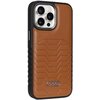 Etui AUDI Synthetic Leather MagSafe do Apple iPhone 15 Pro Max Brązowy Seria telefonu iPhone