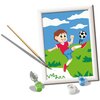 Malowanie po numerach RAVENSBURGER CreArt Seria E Piłka nożna 23720 Funkcje rozwojowe Sprawność manualna