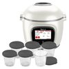 Multicooker TEFAL Cook4me Touch Pro CY943130 (Wi-Fi) z wbudowaną wagą + Zestaw słoików TEFAL Cook4Me XA606011