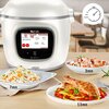 Multicooker TEFAL Cook4me Touch Pro CY943130 (Wi-Fi) z wbudowaną wagą + Zestaw słoików TEFAL Cook4Me XA606011 Tryby pracy Gotowanie pod ciśnieniem
