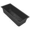 Zlewozmywak PYRAMIS Camea 1B1D L 070168402 + wkładka ociekowa Czarny Głębokość [cm] 50