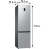 Lodówka SAMSUNG RB38C672ESA EF AI No Frost 203cm Metaliczny grafit Wyświetlacz Zewnętrzny
