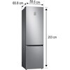 Lodówka SAMSUNG RB38C675CS9 EF AI No Frost 203cm Szczotkowana stal nierdzewna Funkcje dodatkowe Clean Back