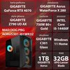 Komputer MAD DOG Powered by Gigabyte AORUS301-I01WR32 i5-14400F 32GB RAM 1TB SSD GeForce RTX4070 DLSS 3 Wi-Fi Windows 11 Home Procesor Intel Core i5-14400F