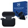 Etui na słuchawki 3MK Silicone Case AirPods Pro Czarny Karabińczyk Nie