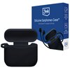 Etui na słuchawki 3MK Silicone Case AirPods 3rd Czarny Wodoodporność Nie
