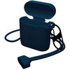 Etui na słuchawki 3MK Silicone Case AirPods 2nd Granatowy Karabińczyk Nie
