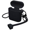 Etui na słuchawki 3MK Silicone Case AirPods 2nd Czarny Materiał Silikon