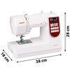 Maszyna do szycia JANOME DM7200 Prędkość szycia [obr/min] 820