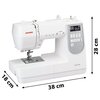 Maszyna do szycia JANOME DC6100 Prędkość szycia [obr/min] 820