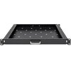 Półka QOLTEC 54509 19" 1U Czarny