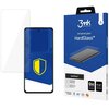 Opakowanie produktu "3mk Protection HardGlass" przedstawia szkło hartowane do telefonu, z grafiką telefonu z niebieskim ekranem i żółto-niebieską tarczą. Na opakowaniu widnieją napisy: "tempered glass HardGlass™", "9H hardness", "FIT-IN™ technology", oraz
