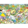 Puzzle JUMBO Jan Van Haasteren Biwakowanie w Lesie 19086 (1000 elementów) Typ Dla dorosłych