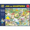 Puzzle JUMBO Jan Van Haasteren Biwakowanie w Lesie 19086 (1000 elementów) Seria Jan Van Haasteren