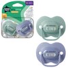 Smoczek TOMMEE TIPPEE Any Time mix (2 sztuki) Cechy Nie zawiera BPA (Bisfenolu A)