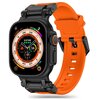 Pasek TECH-PROTECT Delta Pro do Apple Watch 4/5/6/7/8/9/SE/Ultra (42/44/45/49mm) Pomarańczowo-czarny