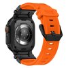 Pasek TECH-PROTECT Delta Pro do Apple Watch 4/5/6/7/8/9/SE/Ultra (42/44/45/49mm) Pomarańczowo-czarny Materiał Aluminium