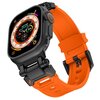 Pasek TECH-PROTECT Delta Pro do Apple Watch 4/5/6/7/8/9/SE/Ultra (42/44/45/49mm) Pomarańczowo-czarny Materiał TPU