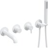 Bateria wannowa podtynkowa DEANTE Silia BQS A18P Bianco