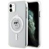 Etui KARL LAGERFELD IML Choupette MagSafe do Apple iPhone 11/Xr Przezroczysty
