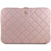 Etui na laptopa GUESS Quilted 4G 16 cali Różowy