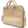 Torba na laptopa GUESS Triangle 4G 16 cali Złoty Rączka Tak