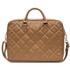 Torba na laptopa GUESS Quilted 4G 16 cali Brązowy