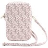 Torebka GUESS Zip GCube Bottom Stripe Różowy