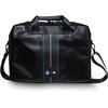 Torba na laptopa BMW Carbon Blue Stripes 16 cali Czarny