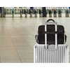 Torba na laptopa BMW Carbon Blue Stripes 16 cali Czarny Materiał Skóra ekologiczna