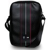 Torebka na tablet BMW Carbon & Red Stripes 8 cali Czarny