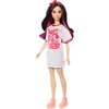 Lalka Barbie Fashionistas Sukienka opalizujące kropki HRH12 Seria Fashionistas