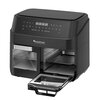 Air Fryer Frytkownica beztłuszczowa TURBOTRONIC TT-DAF7W Czarny z podwójnym koszem Wykonanie misy Stal nierdzewna