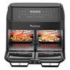Air Fryer Frytkownica beztłuszczowa TURBOTRONIC TT-DAF7W Czarny z podwójnym koszem Frytkownica beztłuszczowa Tak