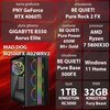 Komputer MAD DOG GeForce RTX4060Ti CS2 Reflex Edition BQ500FX-A02WRV2 R7-5800X3D 32GB RAM 1TB SSD Windows 11 Home Procesor AMD Ryzen 7 5800X3D