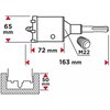 Otwornica GRAPHITE 55H321 Przeznaczenie Do cegły