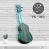 Ukulele PUKA PK-DPS Sopran Zielony Szerokość [cm] 18