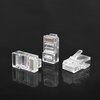 Wtyk QOLTEC 54552 Modularny, Kategoria 6, Pozłacane styki (100 szt.) Wysokość [mm] 18