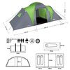 Namiot NILS CAMP Highland IV NC6431 Zielono-szary Załączona dokumentacja Instrukcja obsługi w języku polskim