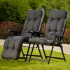 Fotel ogrodowy PATIO Lena Plus H024-07PB Głębokość siedziska [cm] 62