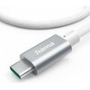 USB Typ-C - USB Typ-C HAMA 201724 240W 1.5 m Biały Gwarancja 24 miesiące