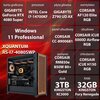 Komputer XQUANTUM Creator GeForce RTX Studio RS-I7-4080SWP i7-14700KF 32GB RAM 3TB SSD GeForce RTX4080 Super Windows 11 Professional Procesor Intel Core i7-14700KF