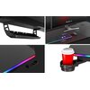 Biurko gamingowe HUZARO Hero 4.8 RGB Czarny Wloty na przewody Tak