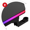 Biurko gamingowe HUZARO Hero 3.3 RGB Czarny Podkładka na pulpit Częściowa