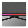 Biurko HUZARO Hero 1.7 RGB Czarny Uchwyty Uchwyt na słuchawki
