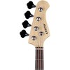 Gitara basowa ARROW Louisiana 4 Bass Night Black Rosewood/White Drewno gryfu Klon kanadyjski