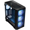 Obudowa MODECOM Horizon ARGB Flow Midi Czarny Przyciski i regulatory Power
