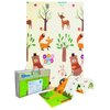 Mata piankowa HUMBI Składana 120 x 180 x 0.8 cm 3430 Wielokolorowa Materiał Pianka XPE